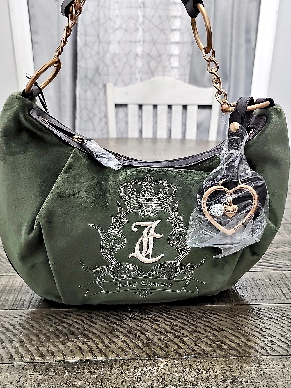 Juicy Couture Need More Juicy Hobo Bag in Green NWT